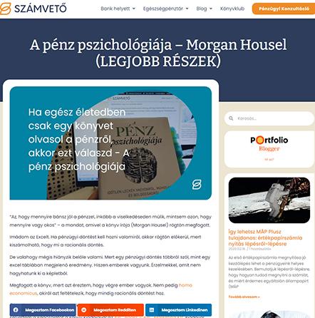 A pénz pszichológiája című könyvünkről írták